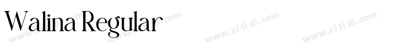 Walina Regular字体转换